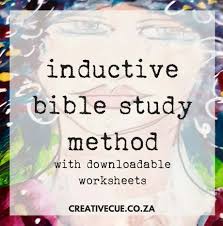 Inductive Bible Study Method Creativecue