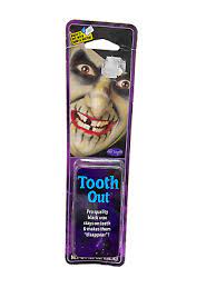 tooth out blackout makeup halloween