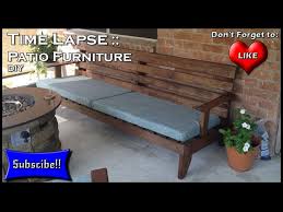 how to build patio furniture time lapse