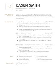 It needs to be concise, consistent and clear. Professional Auditor Resume Examples Accounting Livecareer