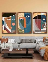 Vinoxo Abstract Face Wall Art Hanging