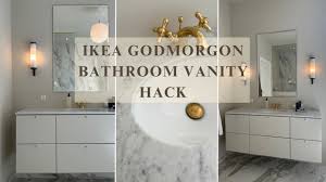 ikea bathroom vanity hack how to