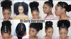 Cool easy to do hairstyles for natural black hair sometimes you don't want to reinvent the wheel. 10 Quick Easy Hairstyles For Natural Curly Hair Instagram Inspired Hairstyles Youtube