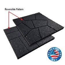 Flexon Dual Sided Rubber Stepping Stone
