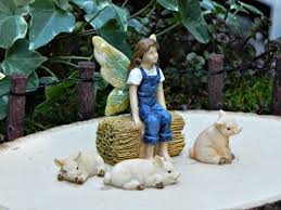 Fairy Garden Fall Fairy Figurine Hay