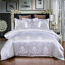 Silk Bedding Sets Jacquard Duvet Quilt