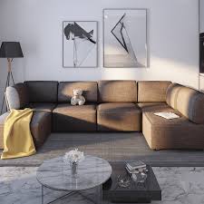 mjkone sectional couch futon sofa bed