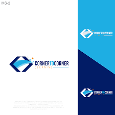 Elegant Modern Cleaning Service Logo Design For Corner To