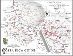 costa rica free printable map
