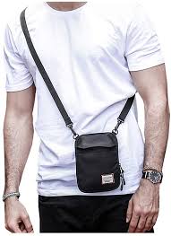 Shop for the latest range of canvas, leather and denim men's shopper bags available from asos. Amazon Com Small Crossbody Bag For Men Mini Shoulder Bag Mini Messenger Bag For Cell Phone Travel Outdoor Hiking Neck Pouch Bag Passport Wallet With Adjustable And Removable Shoulder Strap Shoes