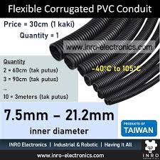 1m 5m flexible corrugated pvc conduit