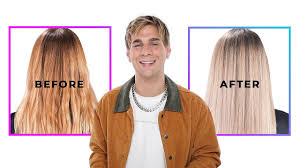 Clairol's and l'oreal bleaches also contain some amount of blue pigment toner to help control brassy (orange) tones. Say Bye To Brassy Yellow Hair Instantly Youtube