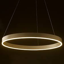 Interior Architecture Decor Suspension Lighting Aluminium Profile Acrylic Diffuser Diameter 600mm Circular Led Ring Light Buy Circle Chandelier Ring