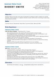 Swimming coaches provide guidance and swimming lessons to people of all ages. Assistant Swim Coach Resume Samples Qwikresume
