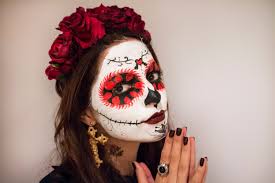 easy day of the dead makeup tutorial