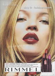 rimmel london cosmetics 1 page magazine