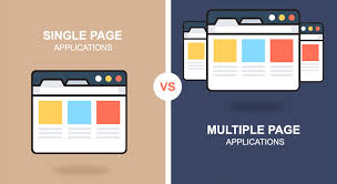 single page application vs multi page