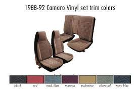 Seat Trim 1988 92 Camaro Deluxe Vinyl
