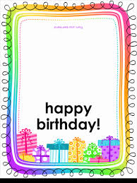 Free birthday card templates for word. Birthday Card Gifts On White Background Half Fold