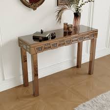 47 2 Modern Mirrored Console Table