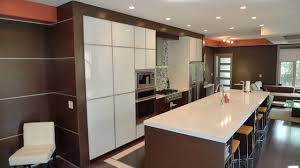 wenge veneer and white gl kitchen