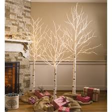 lighted birch trees tin lizzies