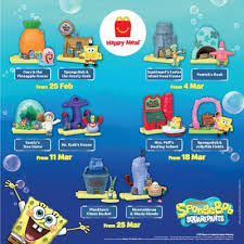 As a kid, i was an absolute sucker for mcdonald's toys and amassed a pretty solid collection of toys over the years. Mcdonald S Malaysia Happy Meal Spongebob Squarepants