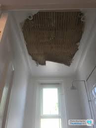 plaster and lath ceiling collapse
