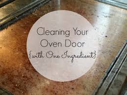 How To Naturally Clean An Oven Door
