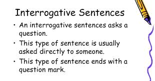 How to use imperative in a sentence. English Grammar A To Z What Is Interrogative Sentence