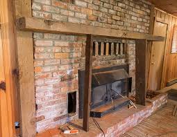 Mortar Wash Brick Fireplace Tutorial