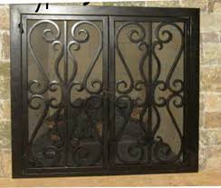 Iron Fireplace Screens Ramirez Iron