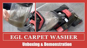 egl carpet washer unboxing