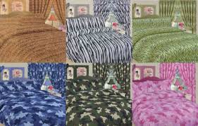 army zebra print duvet cover sets or