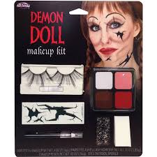 demon doll face makeup kit