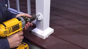 Just be wary of the sharp edges and. How To Install Aluminum Railings Stairs Youtube