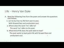 life poem by henry van 10th