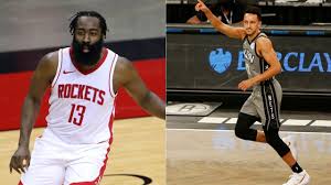 A woj bomb shook the nba world on sunday when espn's top basketball reporter dropped a tweet saying that houston rockets superstar james harden was starting to buy into the idea of playing alongside kevin durant and kyrie irving on the brooklyn nets. Landry Shamet How Much Do You Want For Number 13 James Harden Hilariously Tries To Bribe Brooklyn Nets Teammate For His Old Jersey Number The Sportsrush