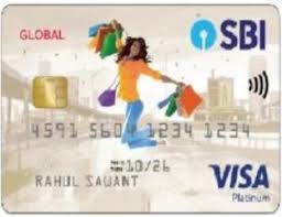 sbi global international debit card