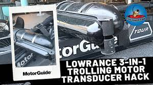 easy lowrance 3 in 1 transducer mount