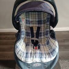 Yellow Plaid Baby Seat Carrier Seat