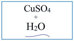 equation for cuso4 h2o copper ii