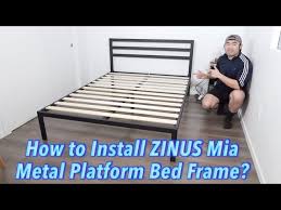 How To Install Zinus Mia Metal Platform