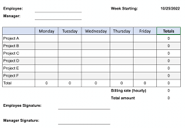 6 google sheets time tracking templates