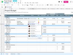 budgets free spreadsheet templates
