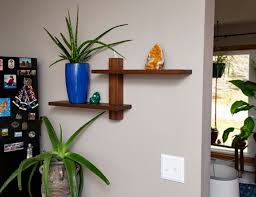 Minimalist Wall Shelf Wood Hanging