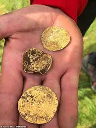 If you have a river or stream going through your yard you might be able to find plenty of gold without leaving your own property. Hoard Of More Than 550 Rare Gold And Silver 14th Century Coins Are Worth An Estimated 150 000 Daily Mail Online