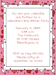 Valentine Party Invitations Valentine Party Invitations For