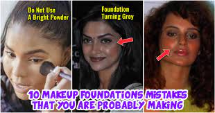 10 most common makeup foundation mistakes