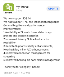 Connect your hearing aids to the myphonak app. Myphonak 4 0 1 Released Ios14 Support Hearing Aids Hearing Aid Forum Active Hearing Loss Community
